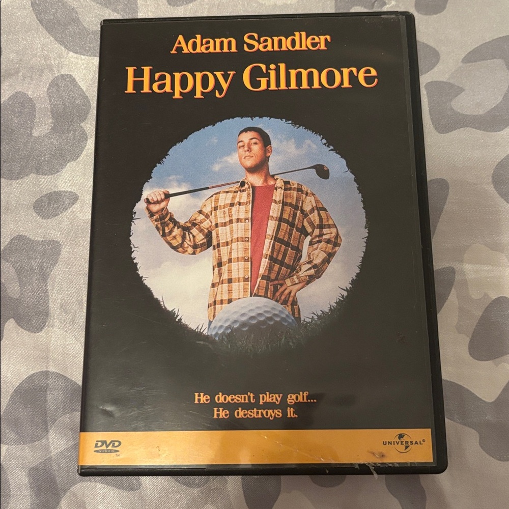 Universal Happy Gilmore DVD  *CD’s NOT included*
